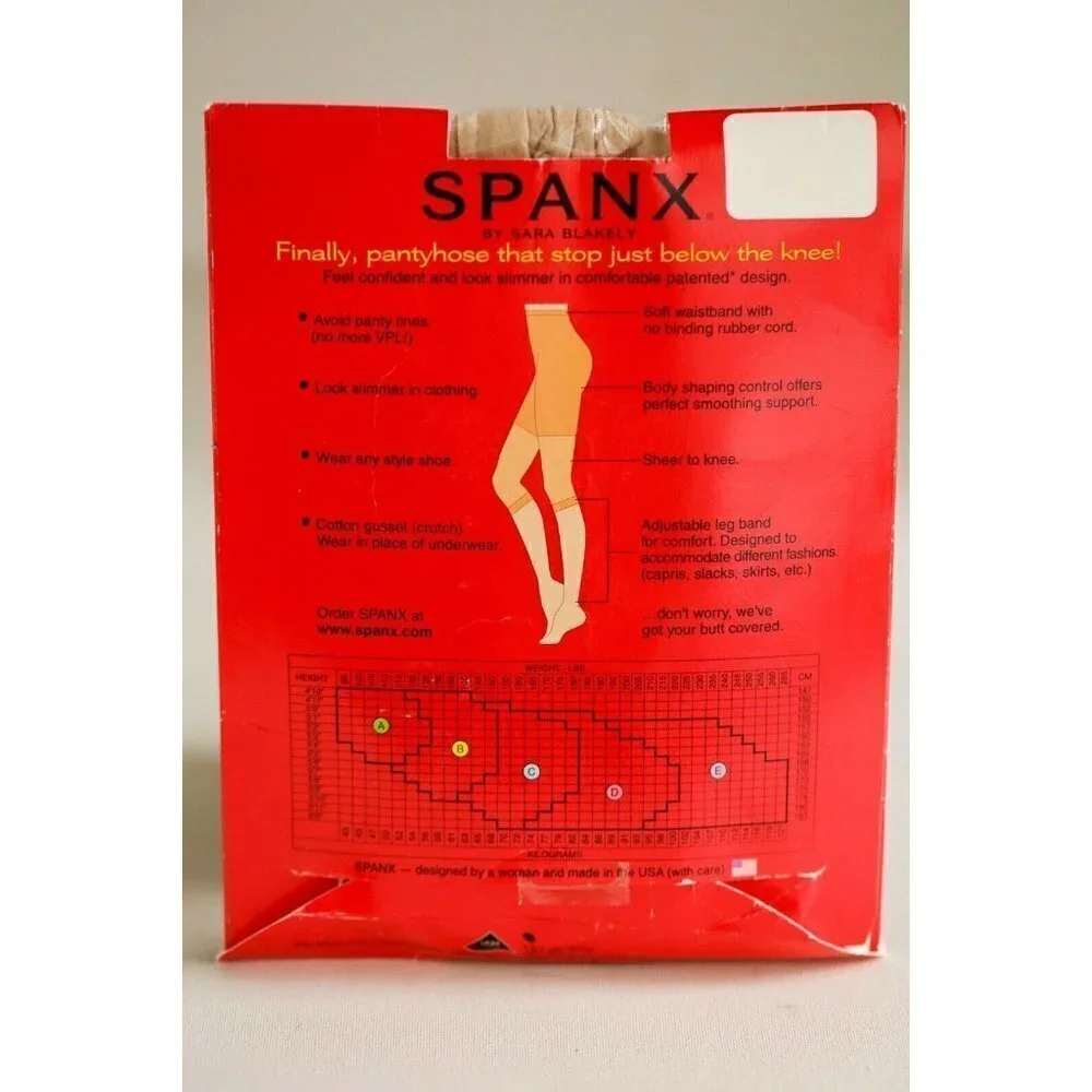 Spanx Footless Body Shaping Pantyhose Size A Nude Colour